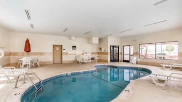 Indoor pool, seasonal outdoor pool