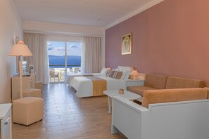 Superior Suite, Sea View | Free minibar items, in-room safe, desk, free WiFi