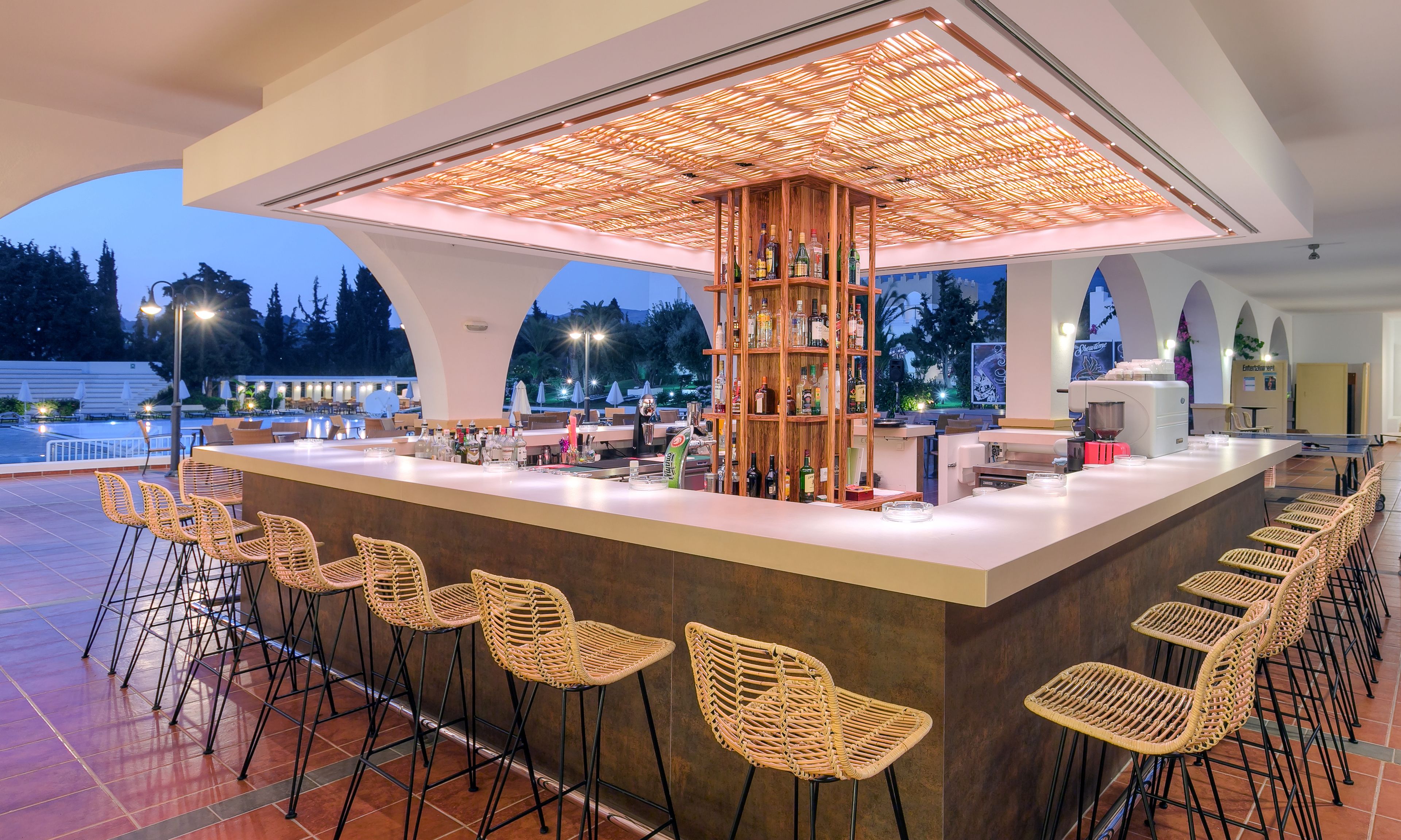 2 bares o lounges, bar junto a la alberca 