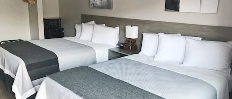 1 bedroom, desk, laptop workspace, iron/ironing board