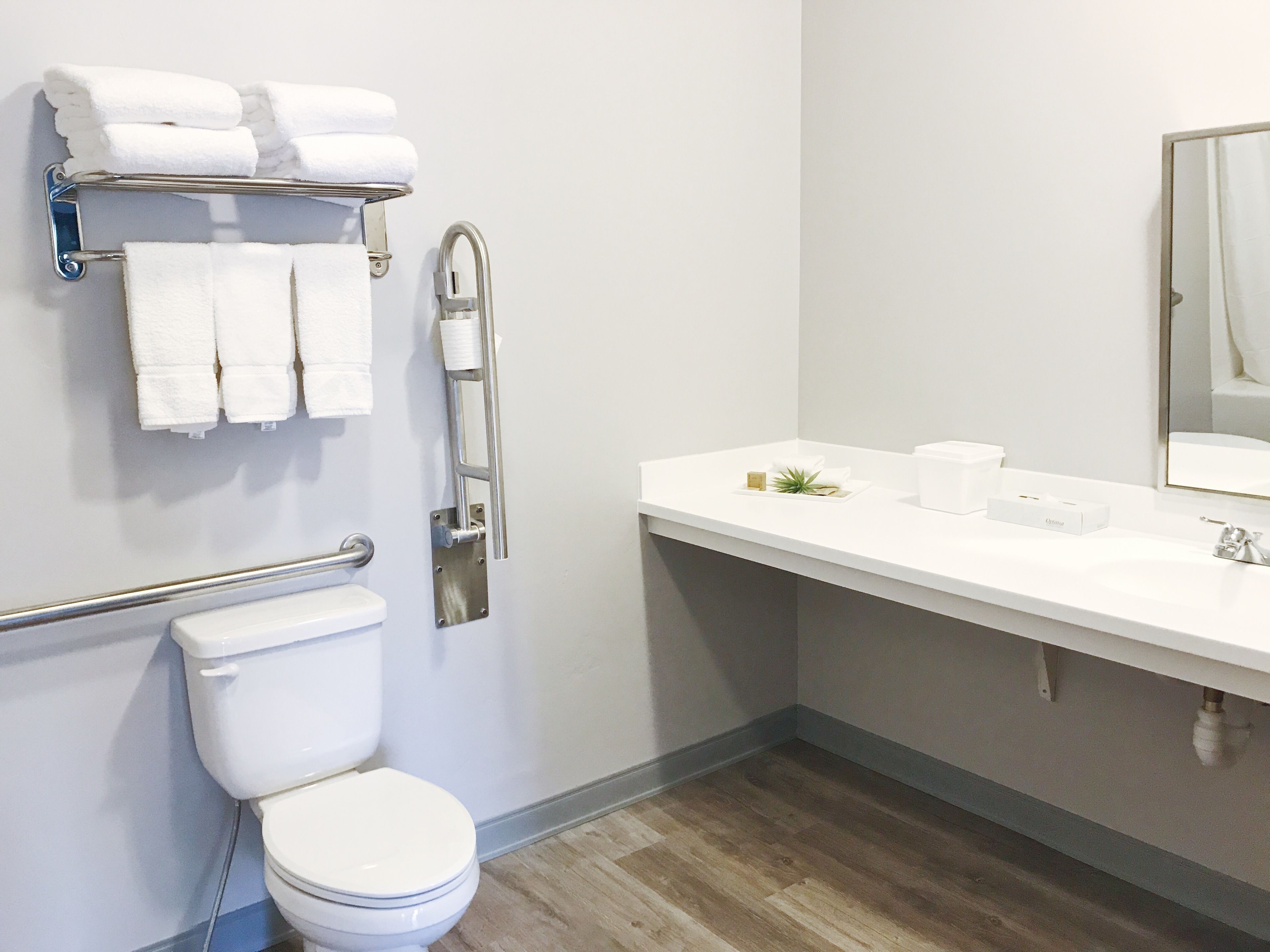 Combined shower/tub, hair dryer (on request), towels, soap
