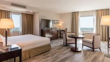 Premium bedding, down duvets, pillow-top beds, minibar