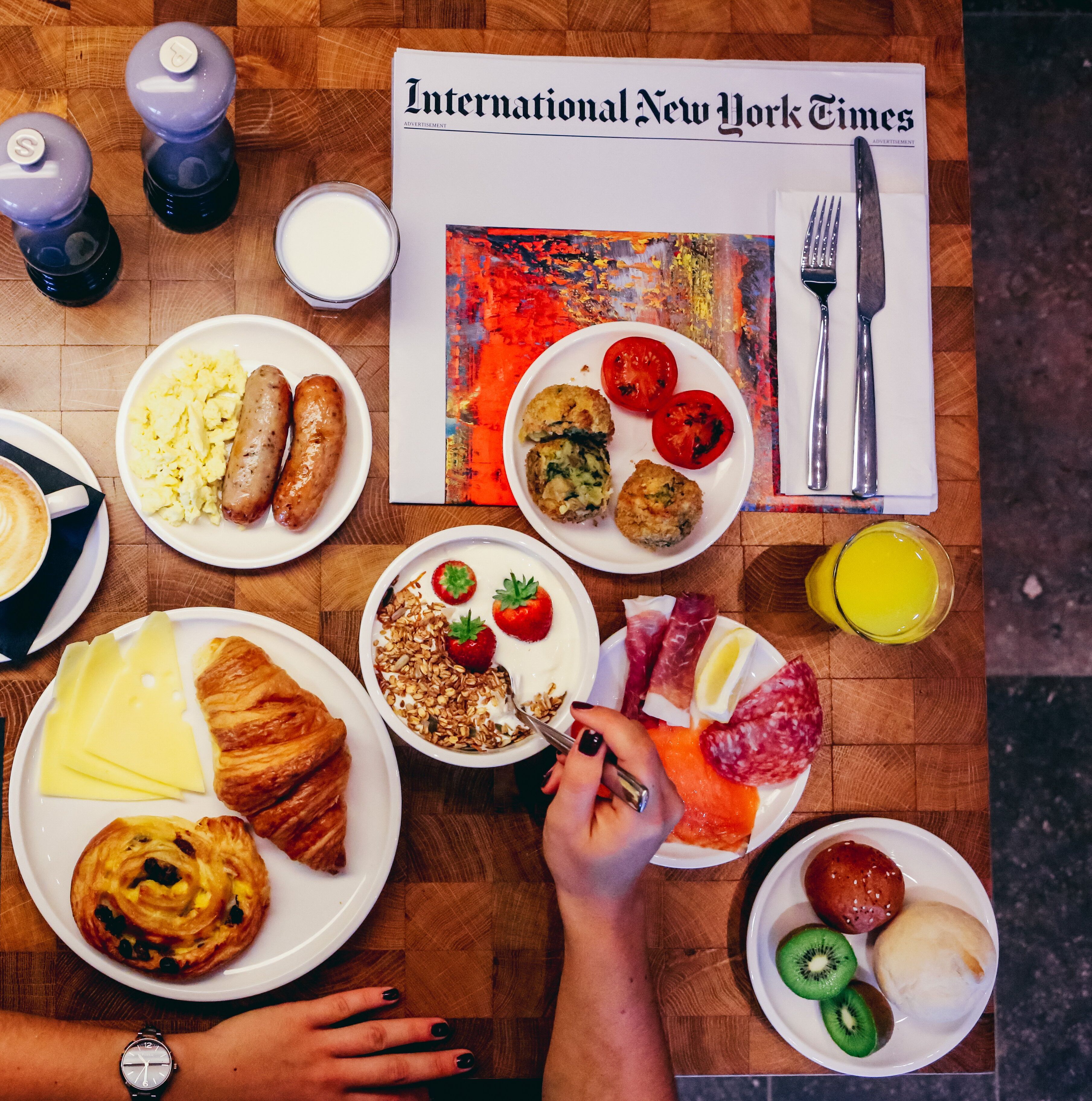 daily buffet breakfast (eur 18.00 per person)