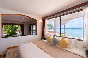 Villa, 1 Bedroom, Sea View, Beachfront | Minibar, in-room safe, free WiFi, bed sheets
