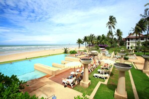 3 outdoor pools, pool loungers - APSARA Beachfront Resort and Villa (Takua Pa)