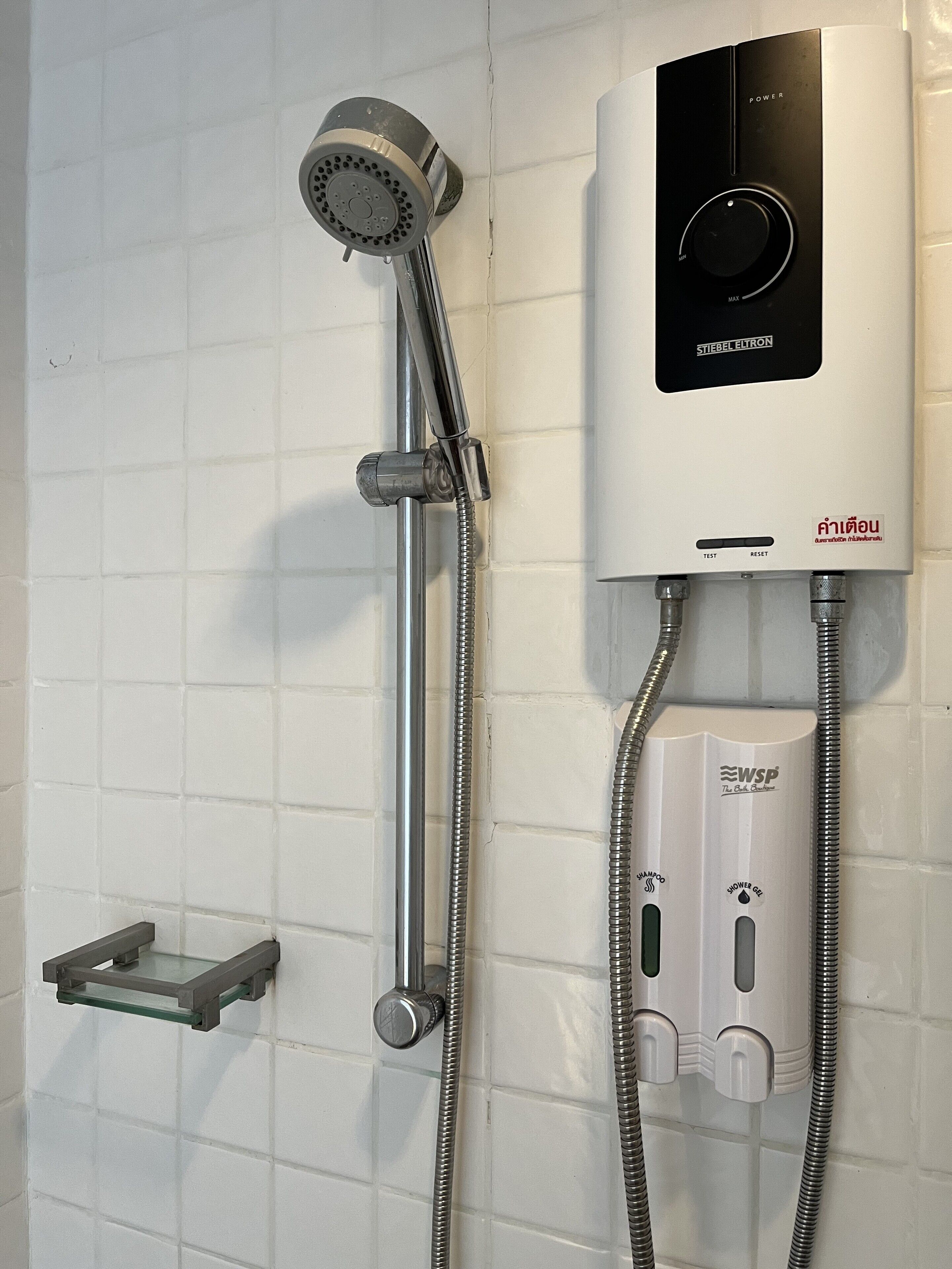 superior room, 1 double bed (adults only) | bathroom shower