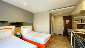Deluxe Room Twin Beds | Individually furnished, iron/ironing board, free WiFi, bed sheets