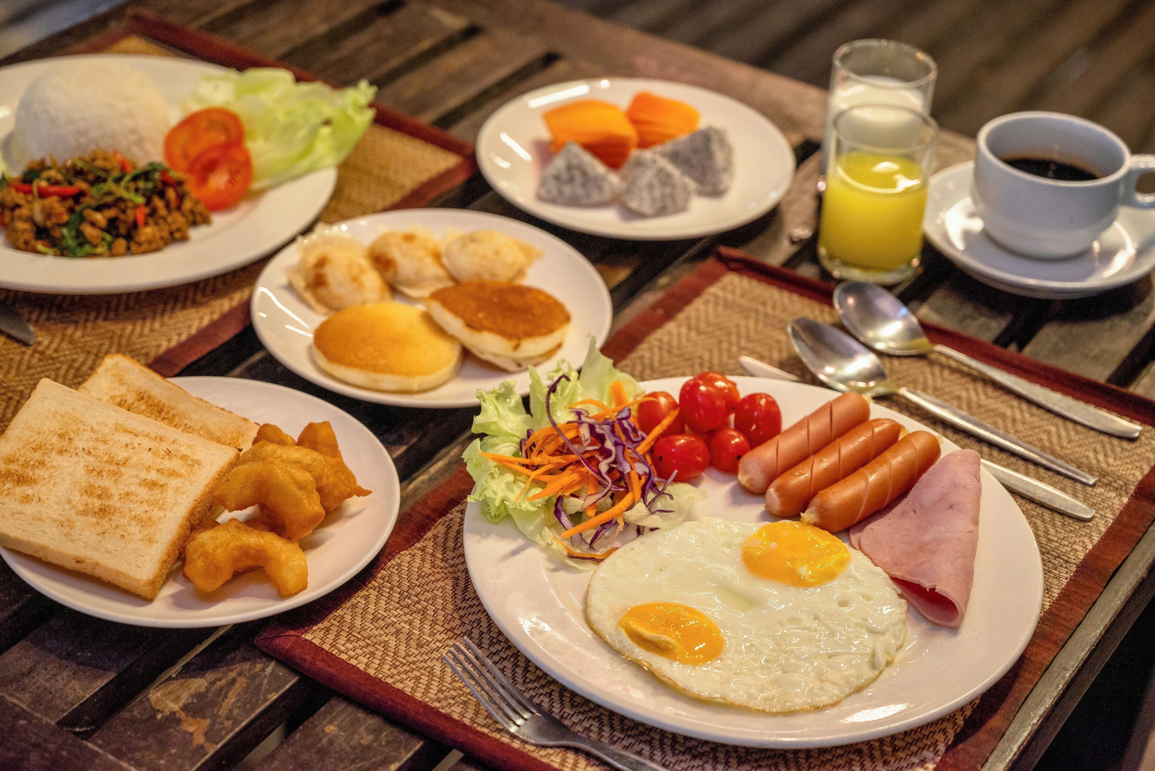 Breakfast buffet