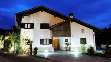 Front of property - evening/night