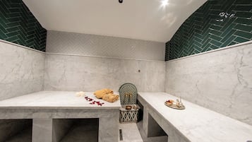 Turkish bath, body scrubs, massages