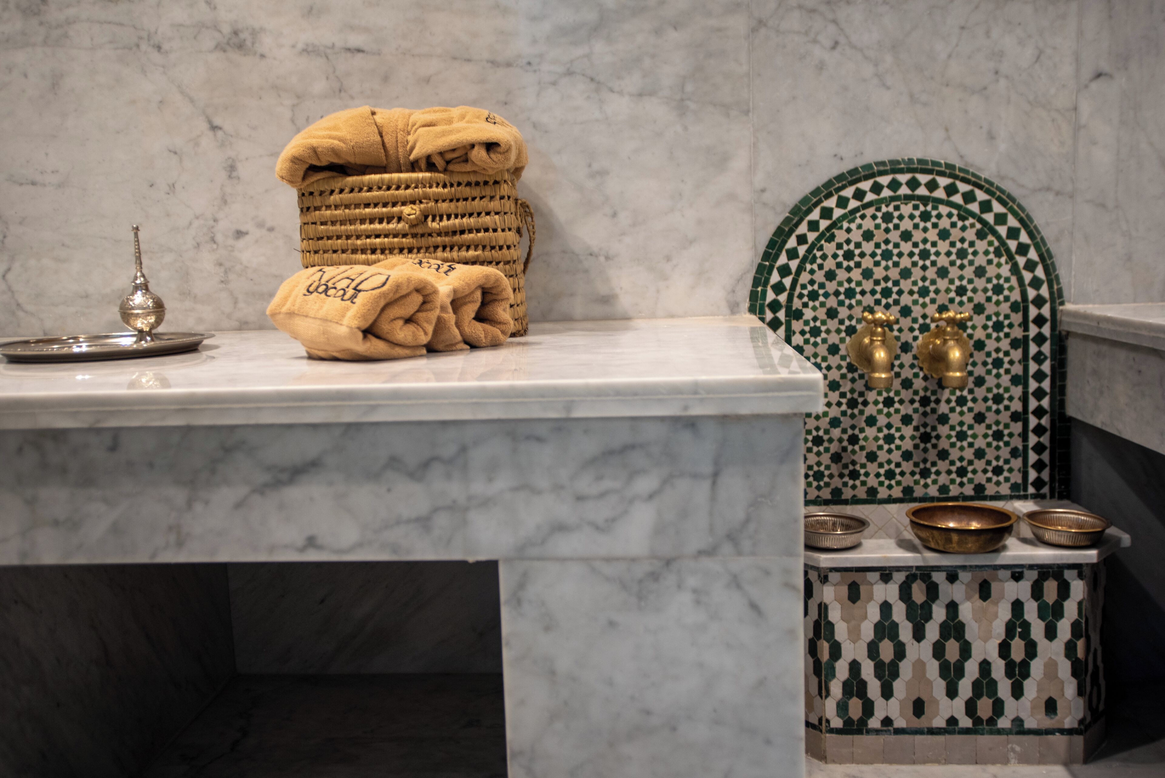 Turkish bath/hammam, body scrubs, massages