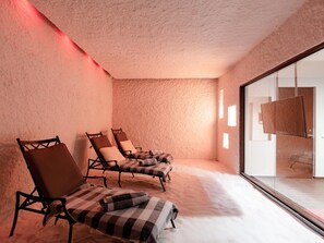 Behandlingsrum til par, sauna, kropsbehandlinger, body wrap-behandlinger