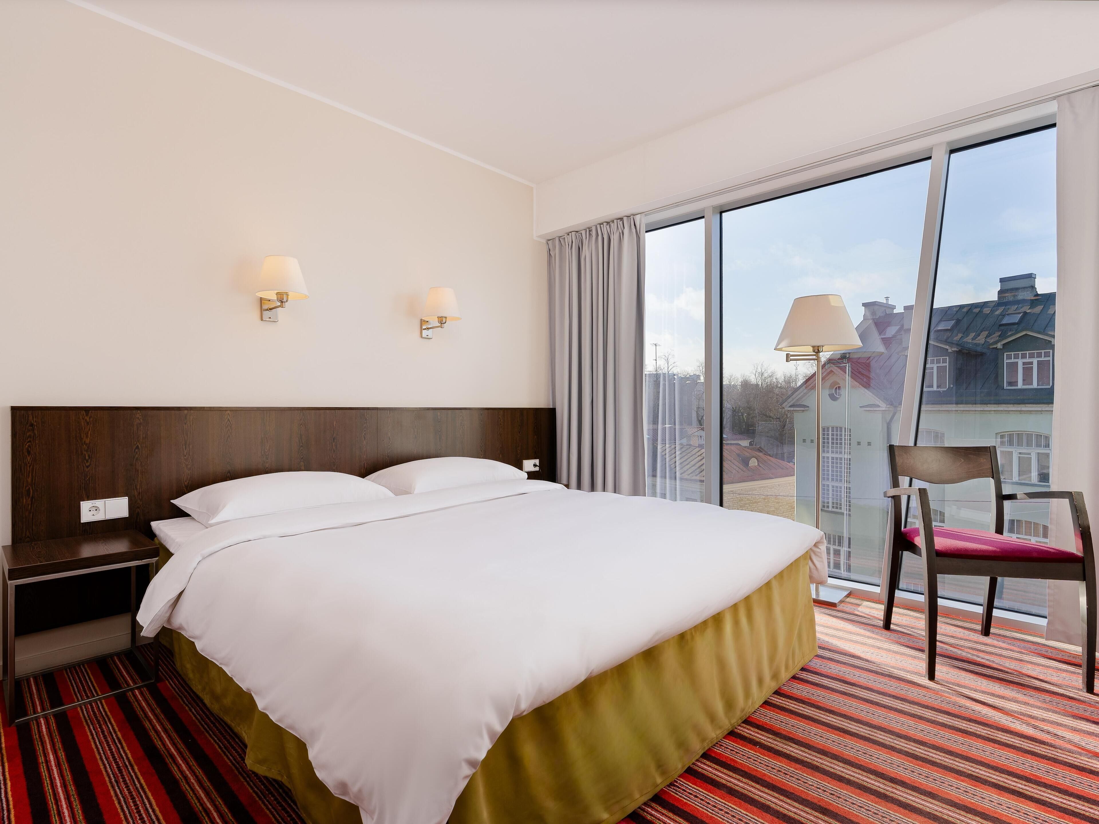 In-room safe, desk, laptop workspace, blackout drapes