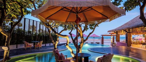 Room (Pool Side Partial Sea View) | Beach/ocean view