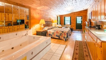 Three Bedroom Cabin The Cherokee or The Stuart | 1 bedroom, iron/ironing board, rollaway beds, free WiFi