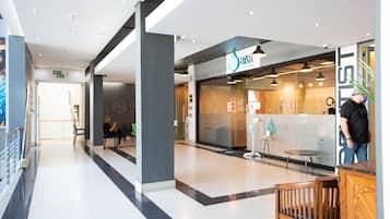 Blick von der Unterkunft