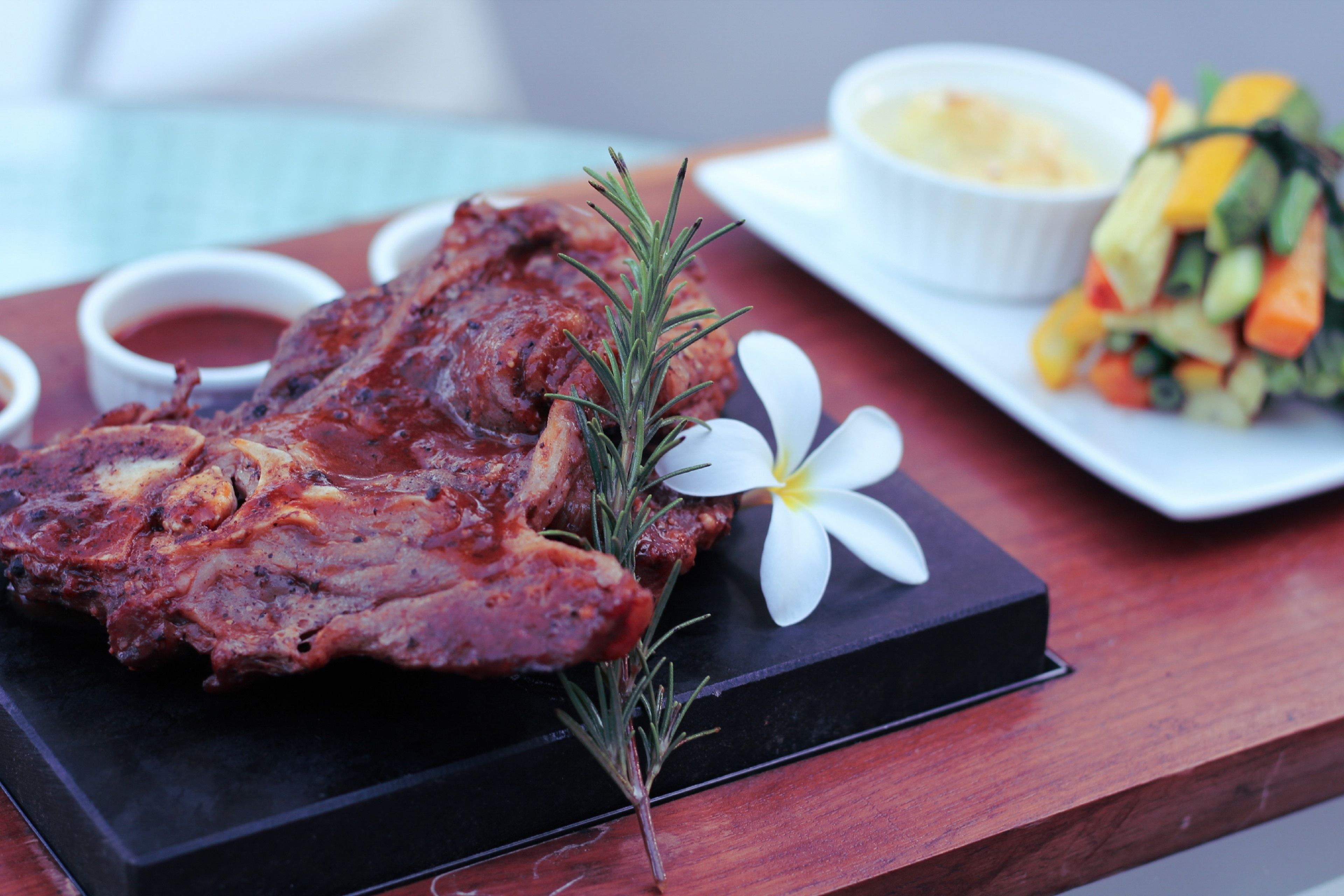 5 restaurants, breakfast, lunch, dinner served; indian cuisine