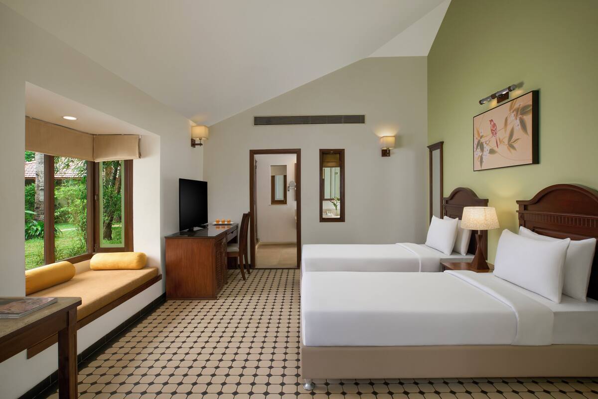 Villa, 2 Einzelbetten (Boutique) | 1 Schlafzimmer, Bettwäsche aus ägyptischer Baumwolle
