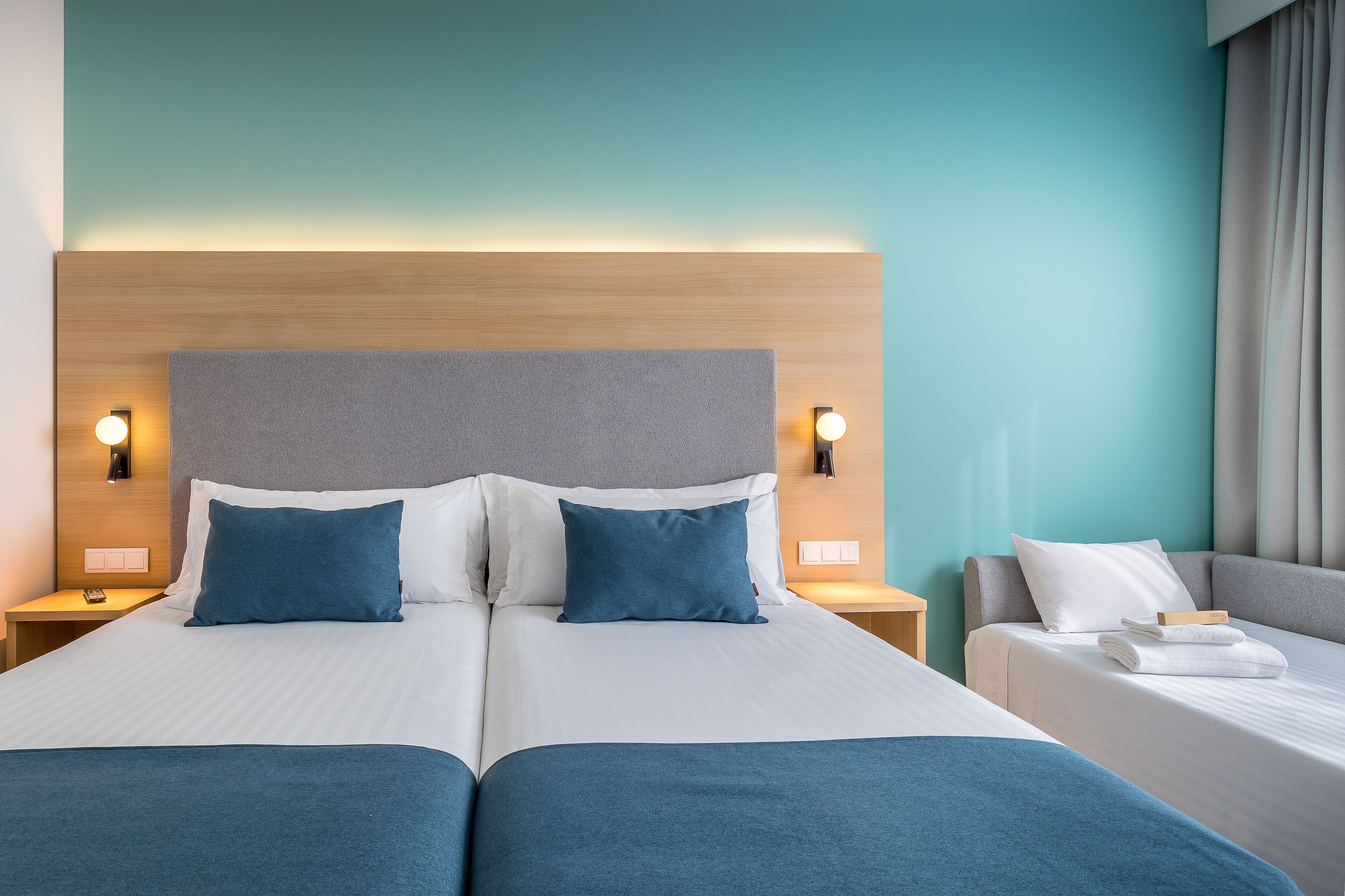 standard triple room | premium bedding, in-room safe, individually furnished, desk