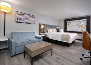 Habitación individual de lujo, 1 cama King size, para no fumadores | Edredón, camas Tempur-Pedic y decoración personalizada