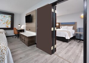 標準客房, 2 張加大雙人床, 非吸煙房 | 羽絨被、Tempur-Pedic 床墊、獨特裝潢、布置獨特