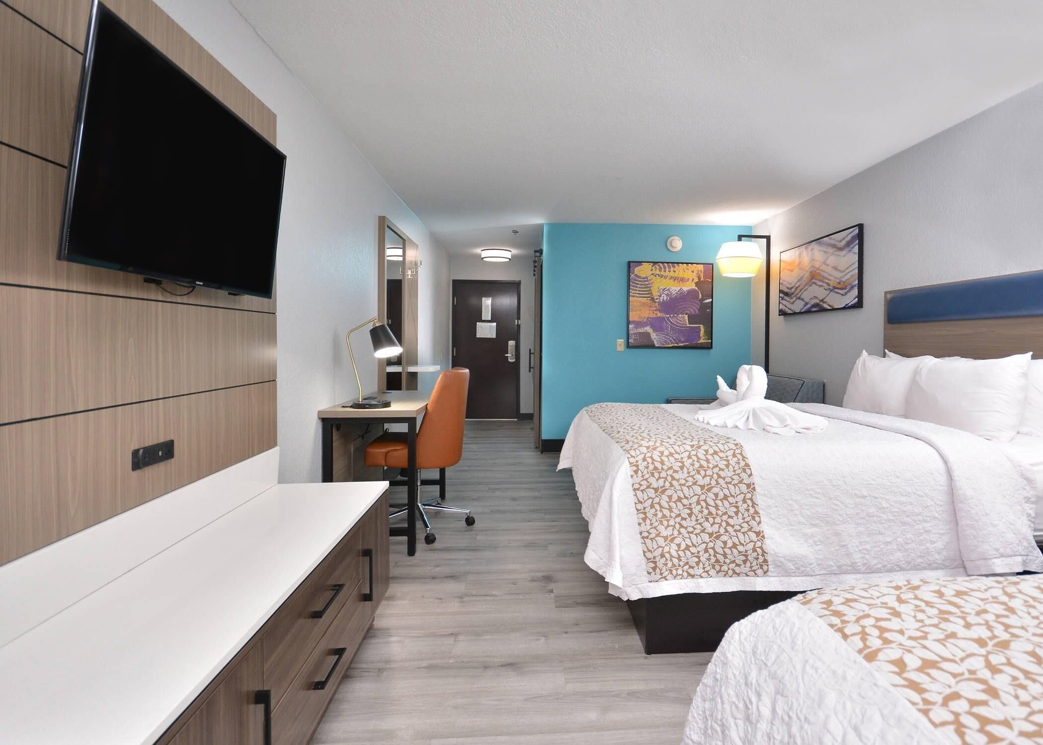 客房, 多张床, 无烟房 | 羽绒被、泰普尔床垫、特色装修、特色家居