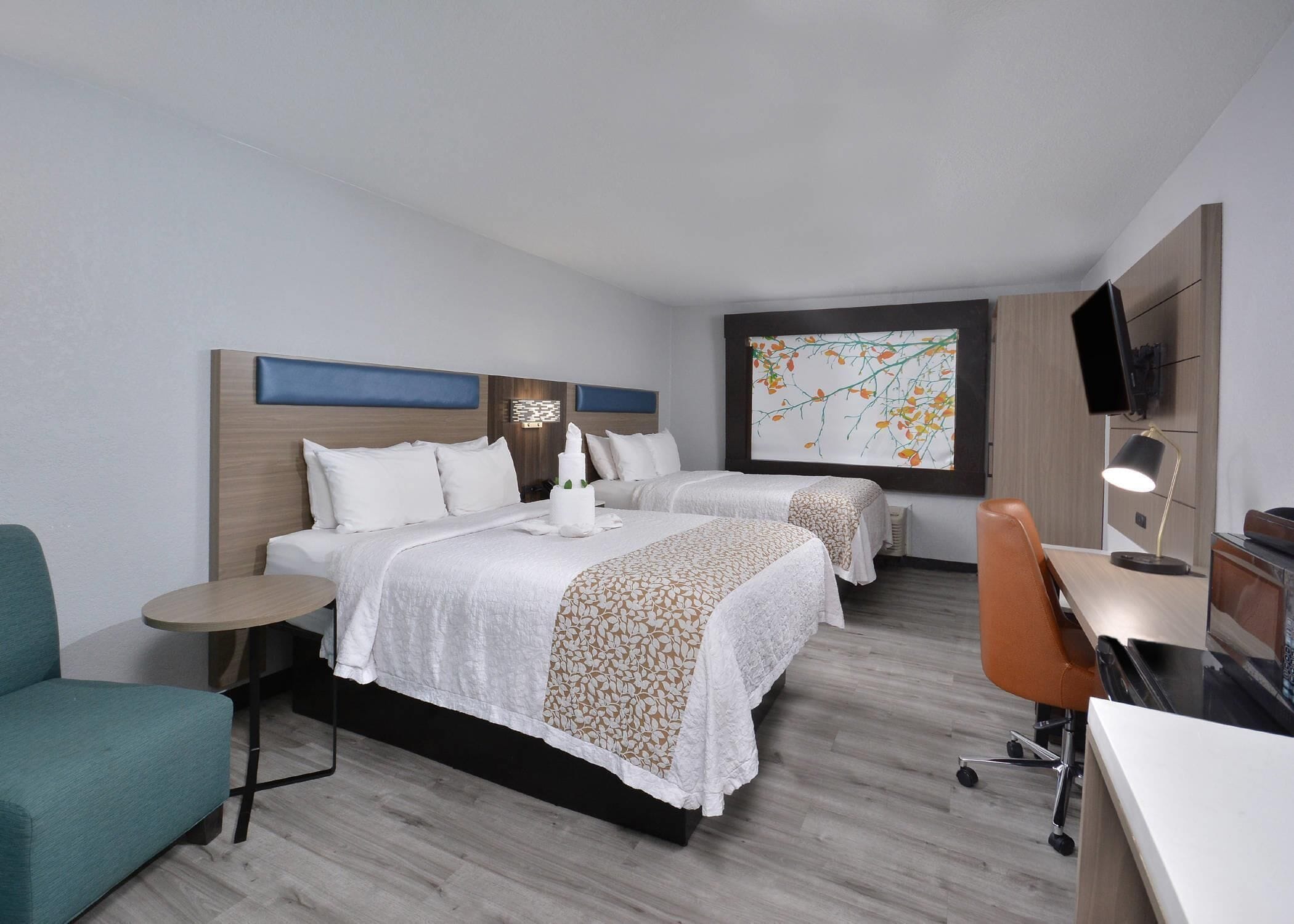 Room, 2 Queen Beds, Accessible, Non Smoking | Down comforters, Tempur-Pedic beds, individually decorated