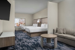 Studio, Meerdere bedden | Een bureau, een laptopwerkplek, een strijkplank/strijkijzer, gratis wifi