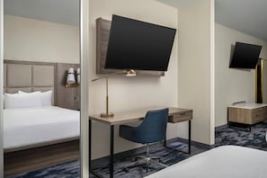 Studio, Multiple Beds | Desk, laptop workspace, iron/ironing board, free WiFi - Fairfield Inn & Suites by Marriott Dallas Mansfield (Mansfield)