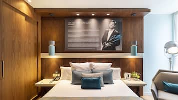 Mini-bar avec articles gratuits, coffres-forts dans les chambres