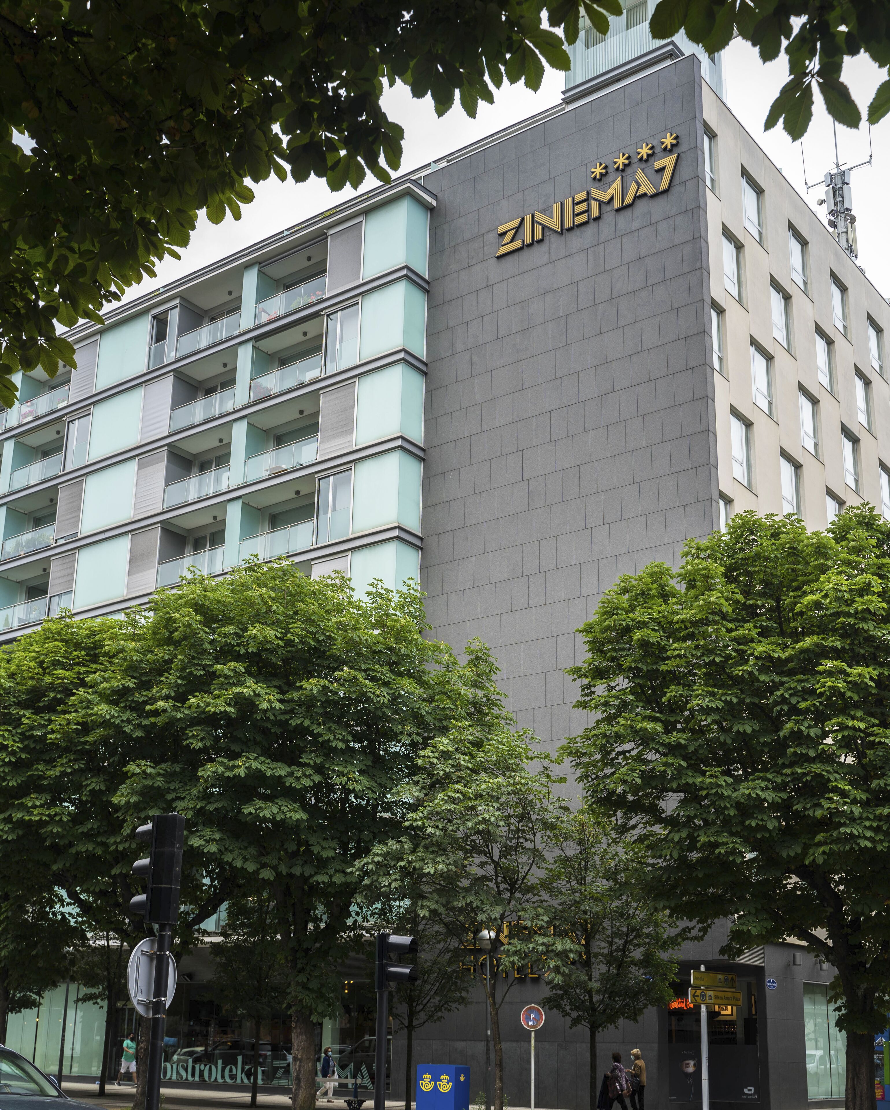 Voorkant van accommodatie