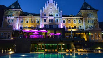 Front of property – evening/night