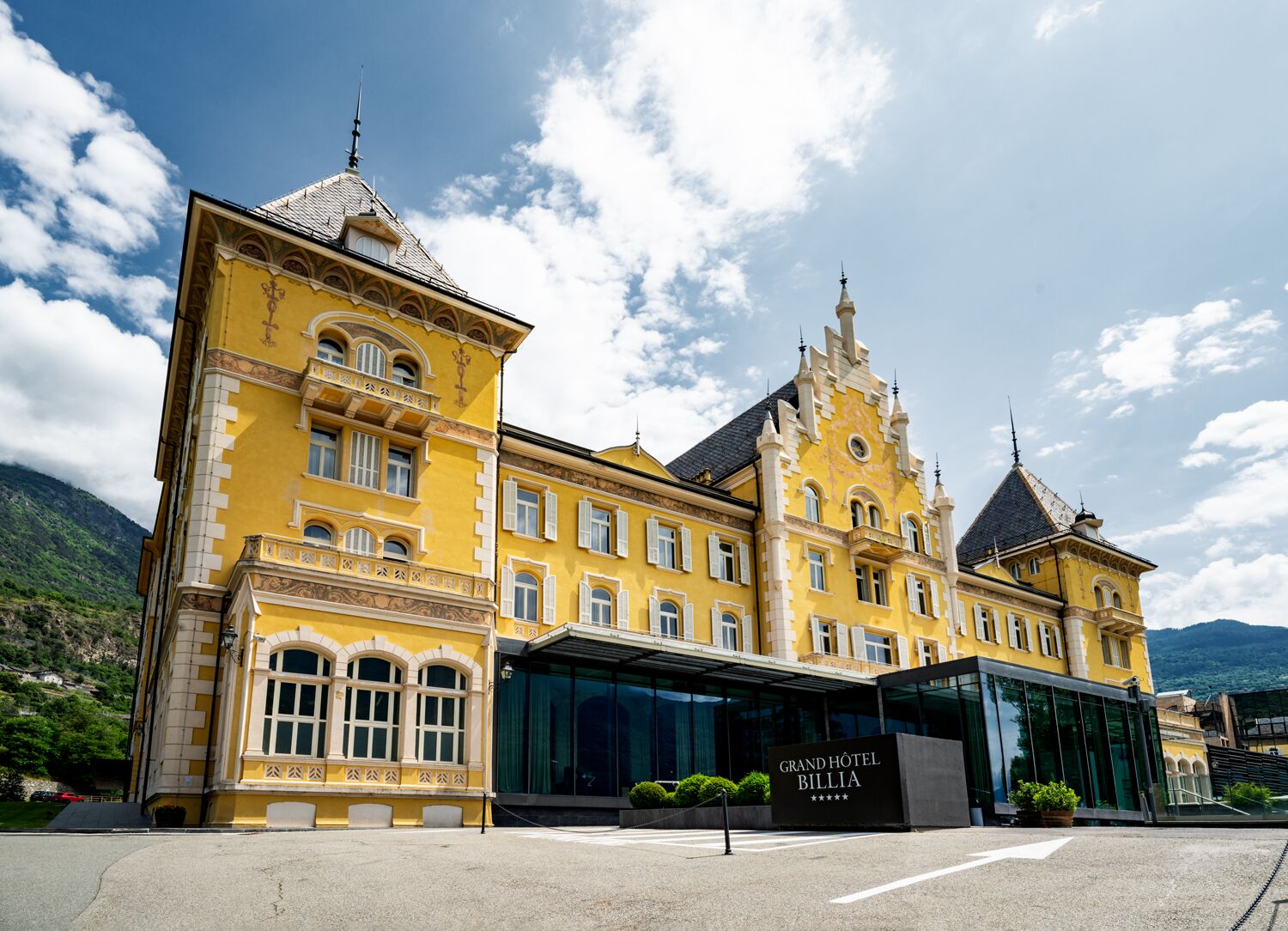 Façade de l’hébergement
