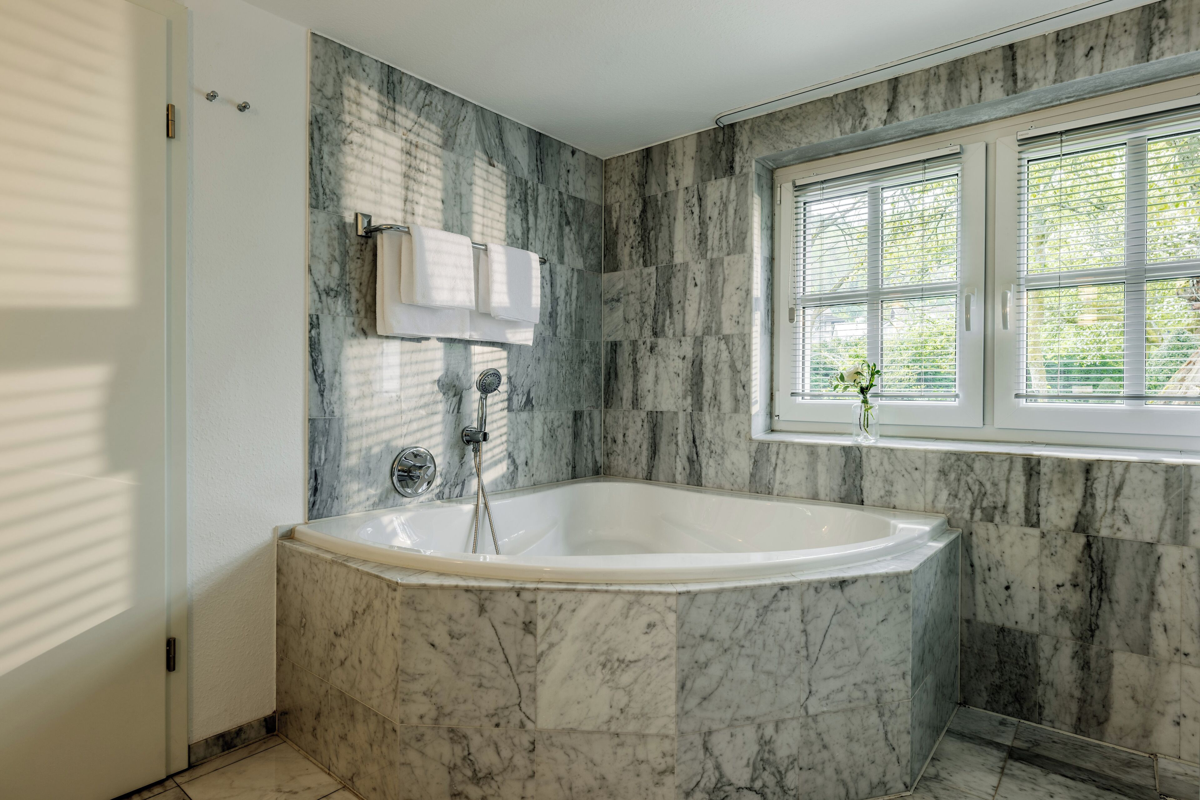 free toiletries, hair dryer, bathrobes, slippers