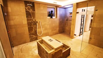 Sauna seca, sauna a vapor, tratamentos corporais, aromaterapia