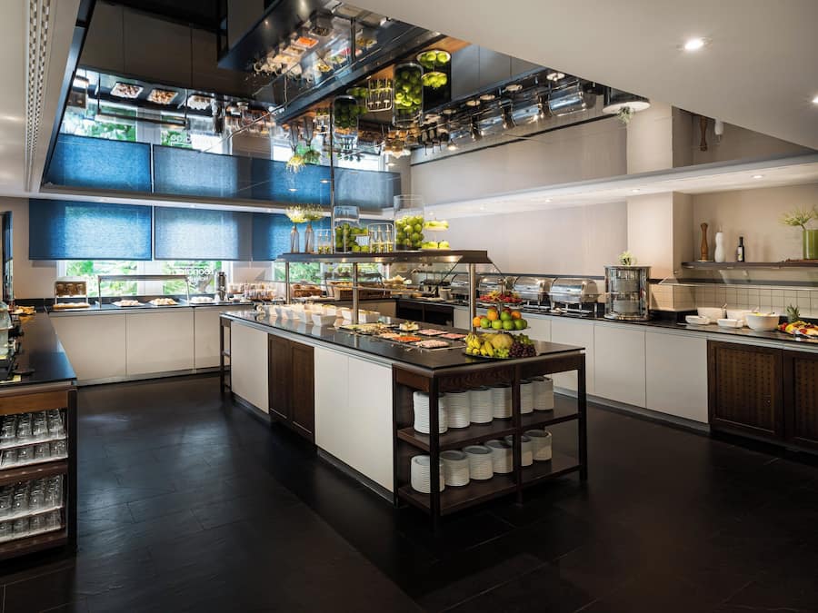 Tägliches Frühstücksbuffet gegen Gebühr