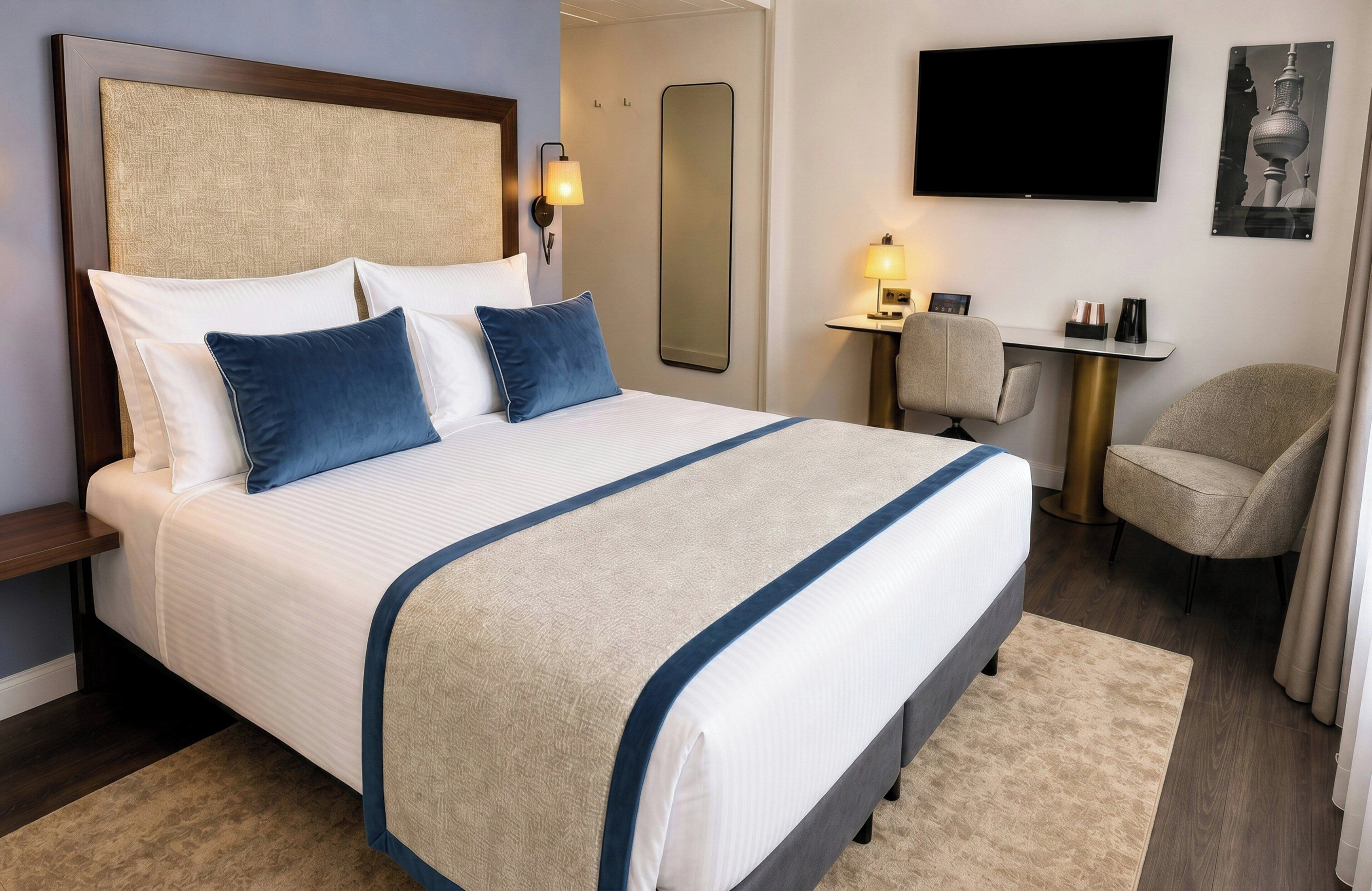 In-room safe, desk, soundproofing, free cots/infant beds