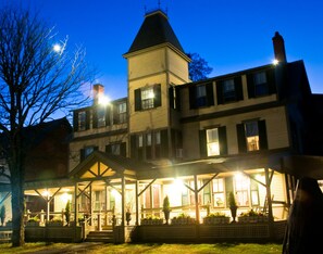 Majoituspaikan julkisivu