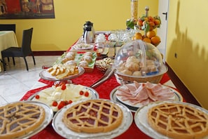 Daily buffet breakfast (EUR 5 per person)