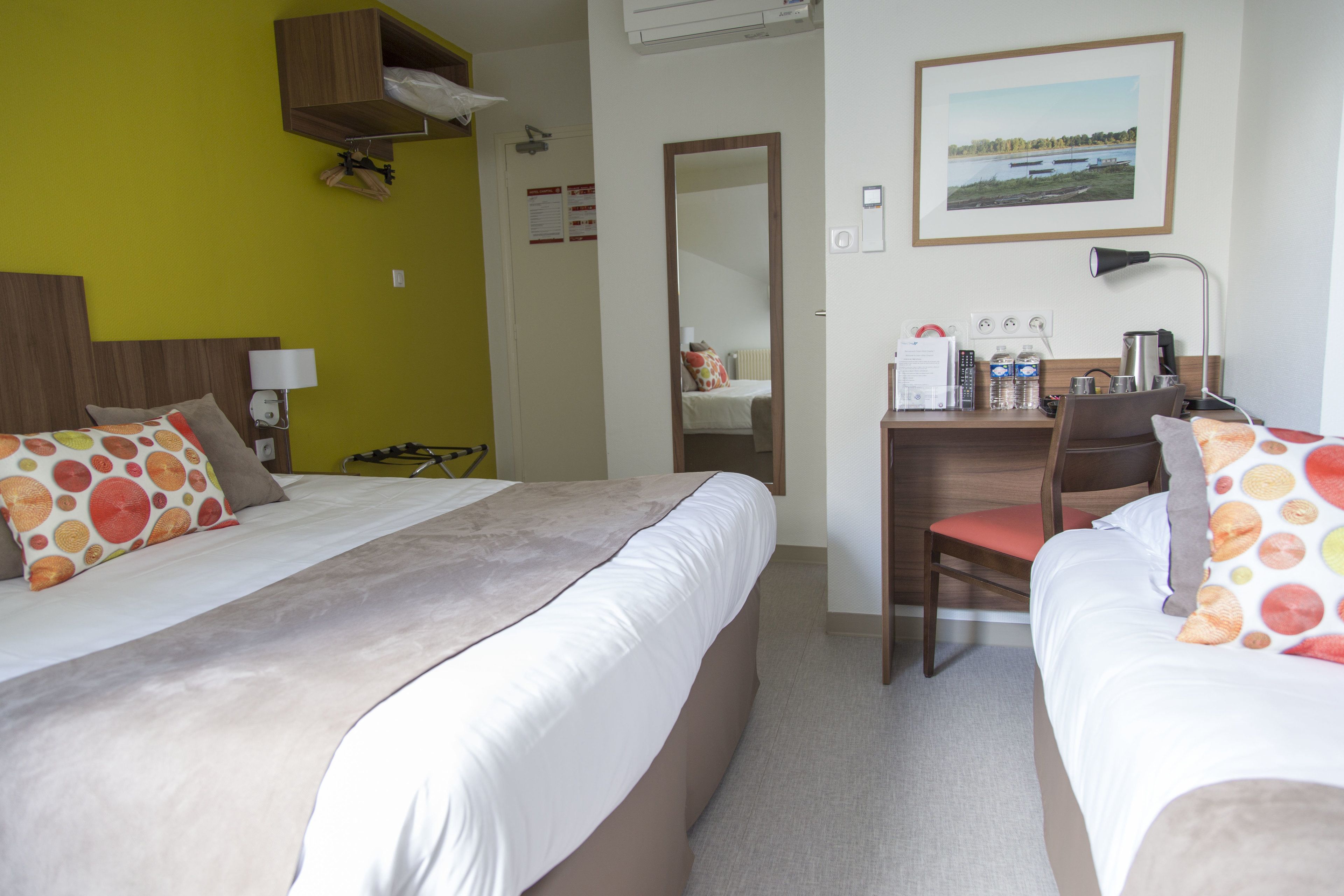 comfort triple room | in-room safe, desk, blackout curtains, soundproofing