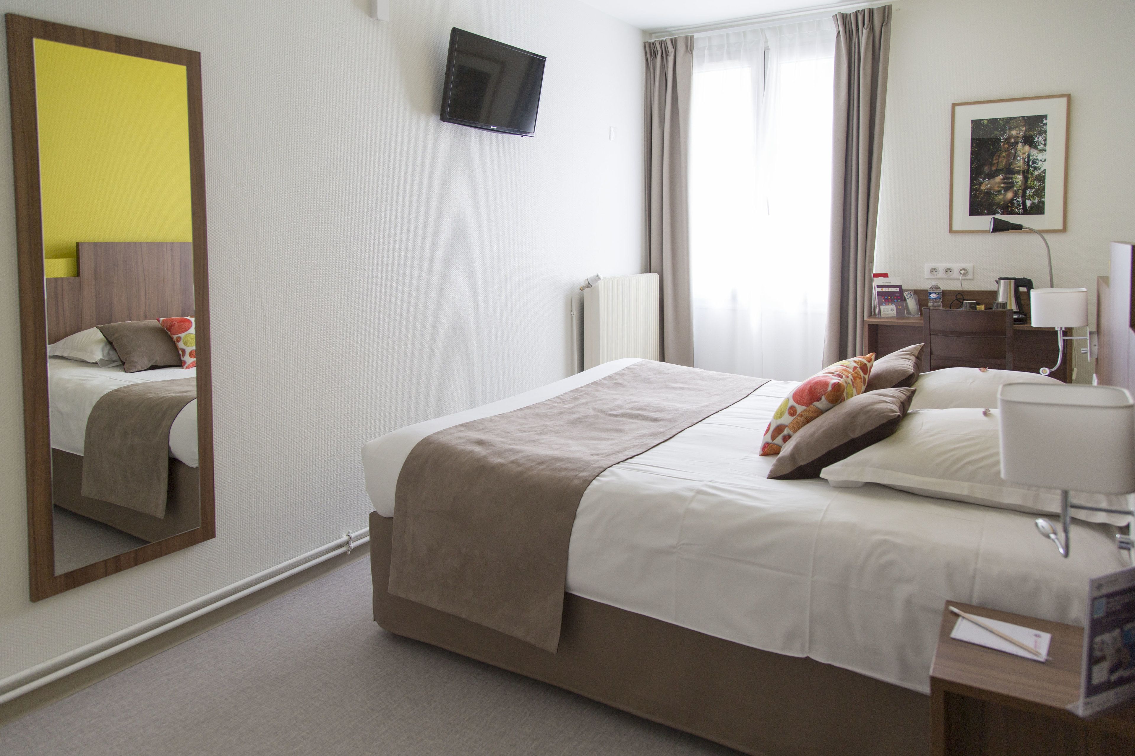 comfort double room | in-room safe, desk, blackout curtains, soundproofing