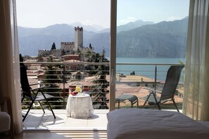 Exclusive Double Room, Balcony | Balcony view - Hotel Ariston (Malcesine)