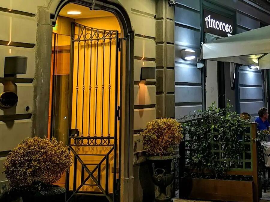 Front of property – evening/night