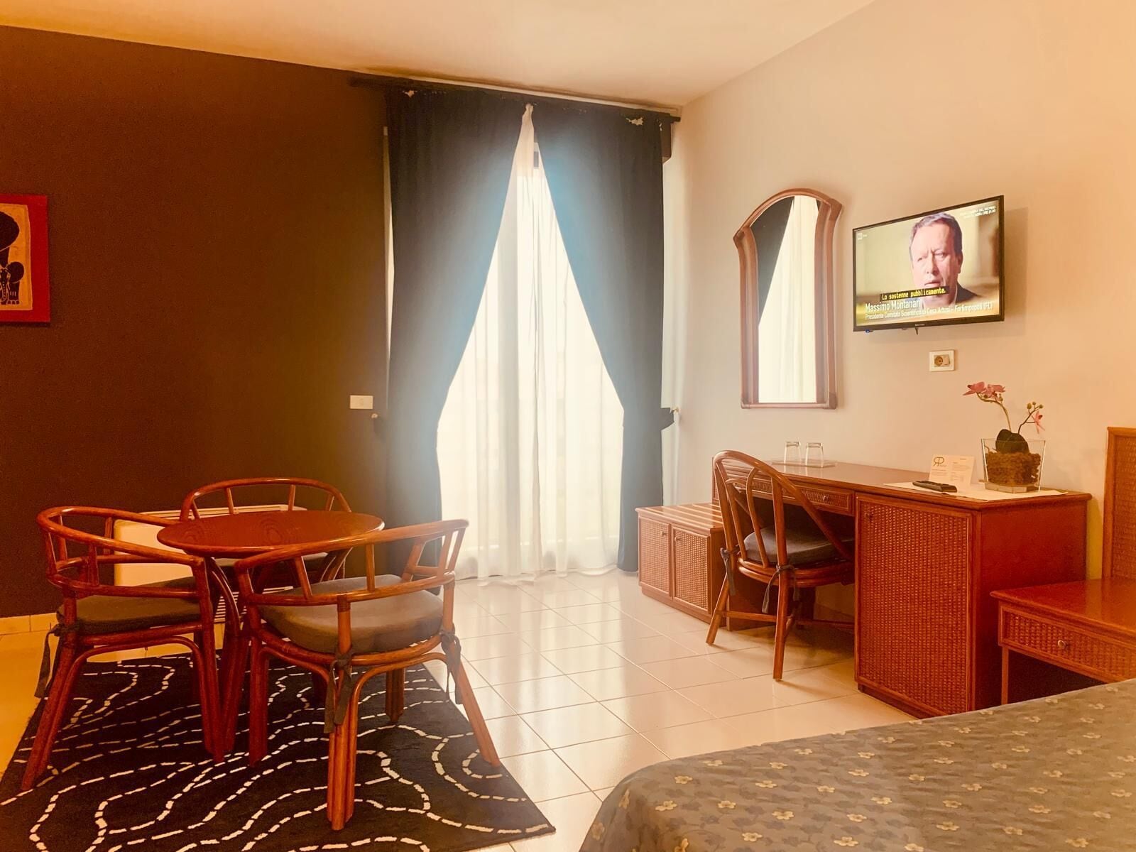 Deluxe Triple Room, Private Bathroom, Poolside | Down duvets, minibar, in-room safe, desk