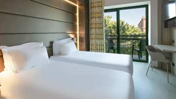 Chambre avec lits jumeaux, terrasse