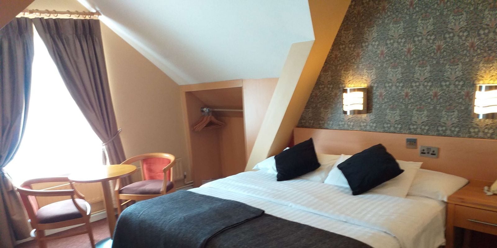 Pillow-top beds, in-room safe, desk, blackout curtains