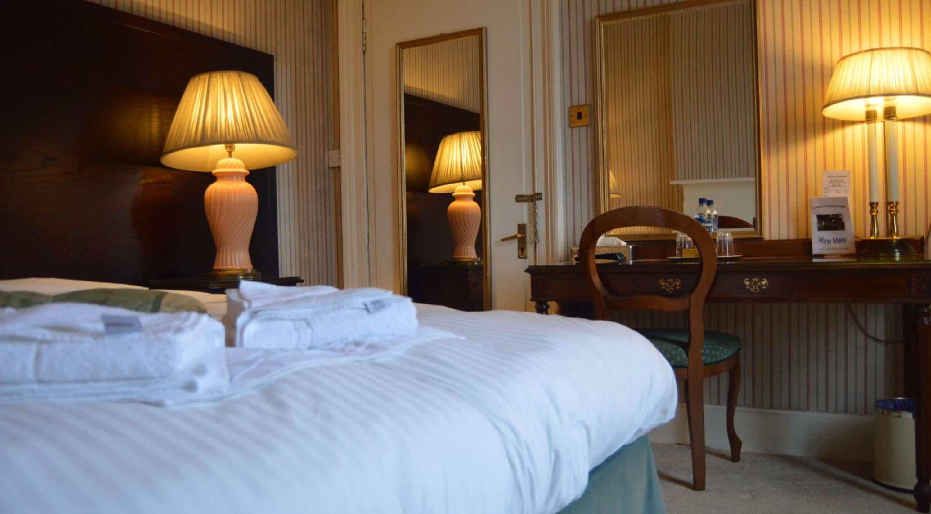 premium bedding, iron/ironing board, free wifi, bed sheets