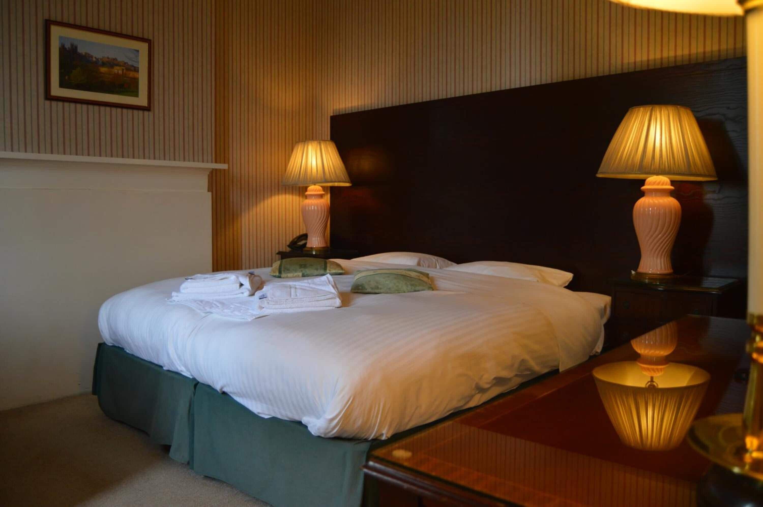 premium bedding, iron/ironing board, free wifi, bed sheets