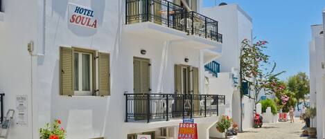 Façade de l’hébergement