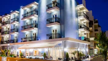 Front of property – evening/night